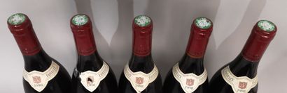 5 bottles VOLNAY - FAIVELEY 1998 Stained...