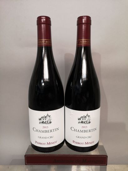 * 2 bottles CHAMBERTIN Grand Cru - Vieilles...