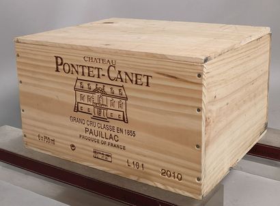 * 6 bottles Château PONTET CANET - 5th Gcc...