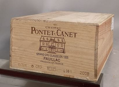 * 12 bottles Château PONTET CANET - 5th Gcc...