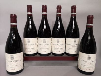 * 6 bottles CLOS des LAMBRAYS Grand Cru -...