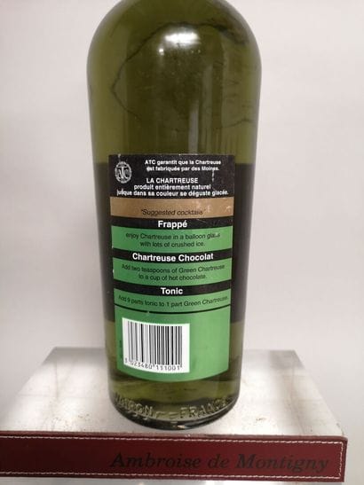1 bottle 100cl CHARTREUSE Verte Period 1988...