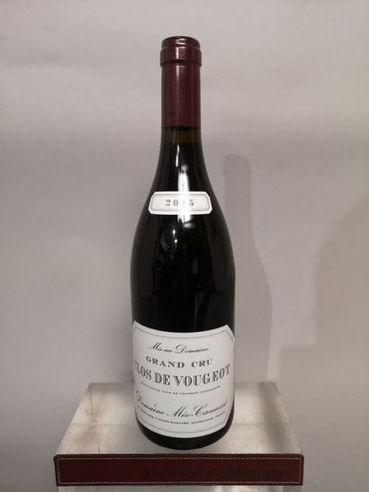 * 1 bottle CLOS de VOUGEOT Grand Cru - Domaine...