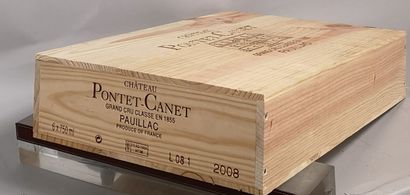 * 6 bottles Château PONTET CANET - 5th Gcc...