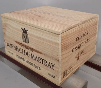 * 6 bottles CORTON Grand Cru - BONNEAU du...