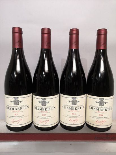 * 4 bottles CHAMBERTIN Grand Cru - Jean et...