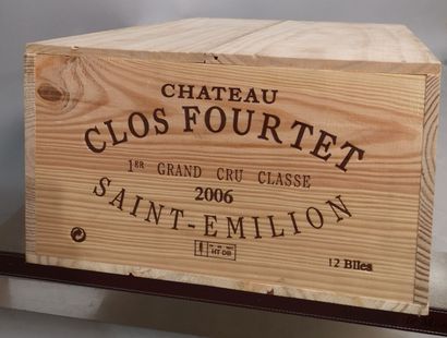 * 12 bottles CLOS FOURTET - 1er Gcc Saint...