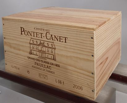 * 6 bottles Château PONTET CANET - 5th Gcc...