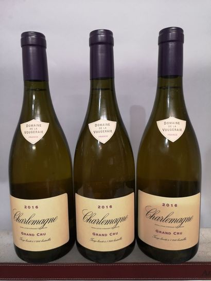 * 3 bottles Le CHARLEMAGNE Grand Cru - Domaine...