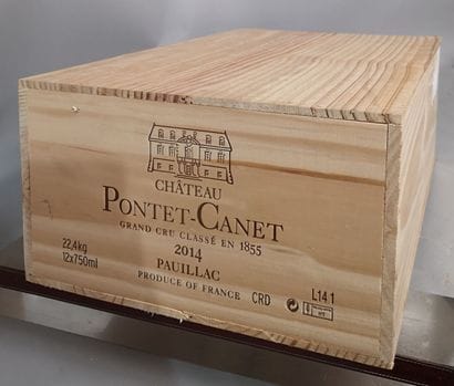 * 12 bottles Château PONTET CANET - 5th Gcc...