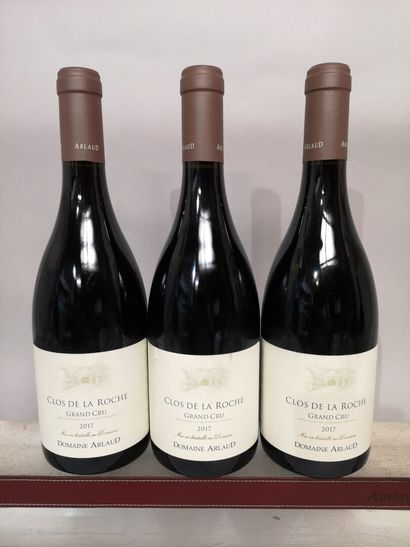 * 3 bottles CLOS de La ROCHE Grand Cru -...