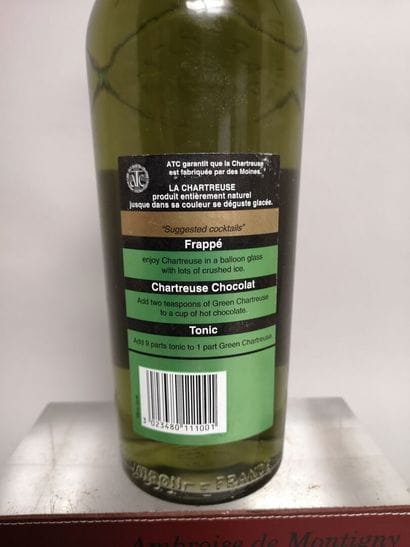 1 bottle 100cl CHARTREUSE Verte Period 1988...