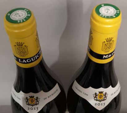 * 2 bottles CHASSAGNE MONTRACHET 1er Cru...