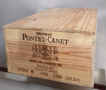 * 12 bottles Château PONTET CANET - 5th Gcc...