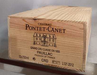 * 12 bottles Château PONTET CANET - 5th Gcc...