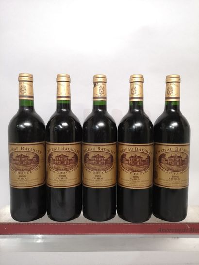 5 bottles Château BATAILLEY - 5th Gcc Pauillac...