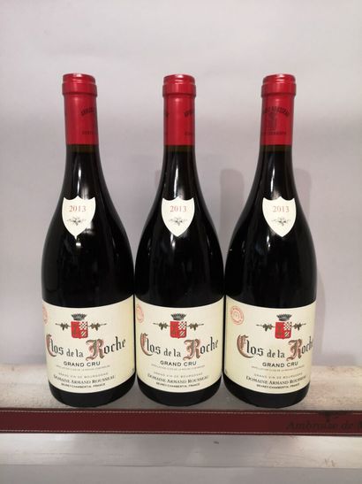 * 3 bottles CLOS de La ROCHE Grand Cru -...