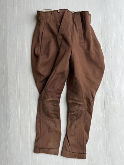 Frac, Second Empire, brown wool suit with...