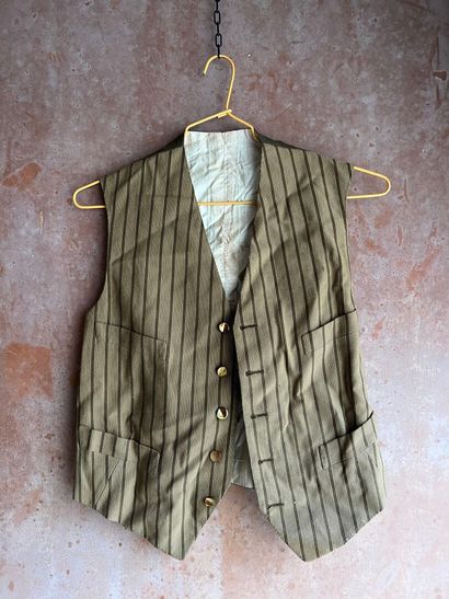 Elements of men's outdoor clothing, circa...