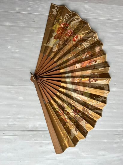 Reunion of three fans to restore, circa 1900,...