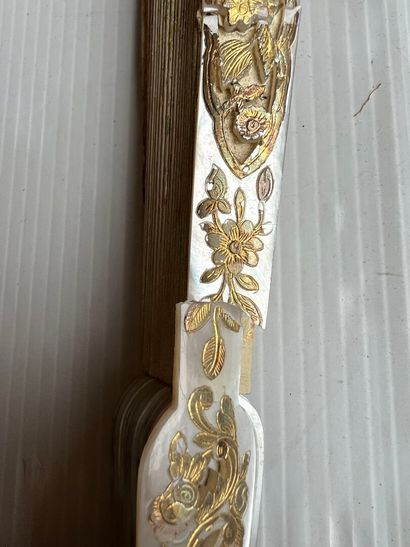 Les présentations, fan, Second Empire, engraved,...