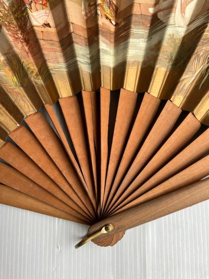 Reunion of three fans to restore, circa 1900,...