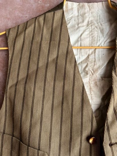 Elements of men's outdoor clothing, circa...