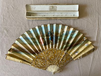 Les présentations, fan, Second Empire, engraved,...