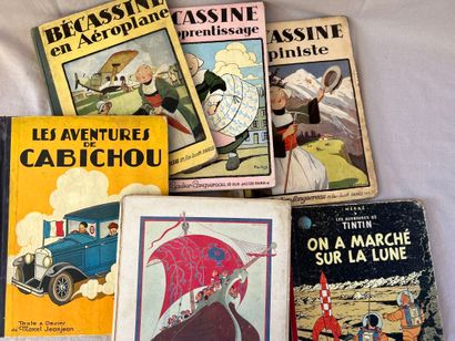 Lot of children's books; Snipe, Tintin and...