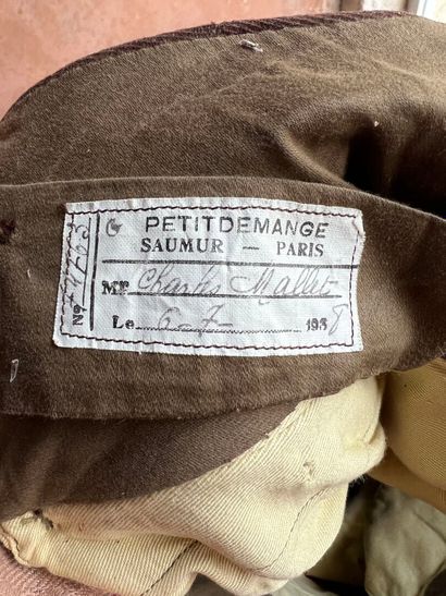 Elements of men's outdoor clothing, circa...