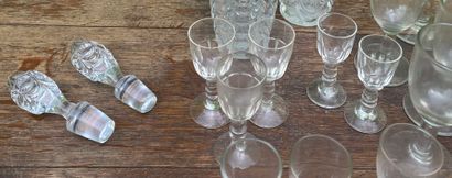 Glassware MANNETTE including wine glasses,...