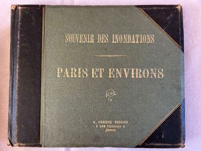 Souvenir des inondations, Paris et environs,...