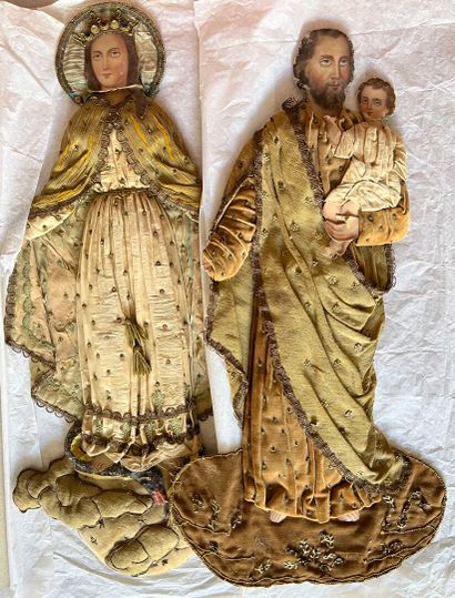 Motifs to be applied to a banner, 19th century
Mary,...