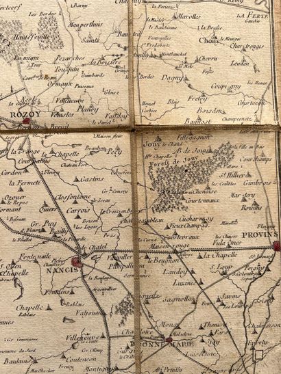 Map of the Paris area, dated 1773
53.5 x...