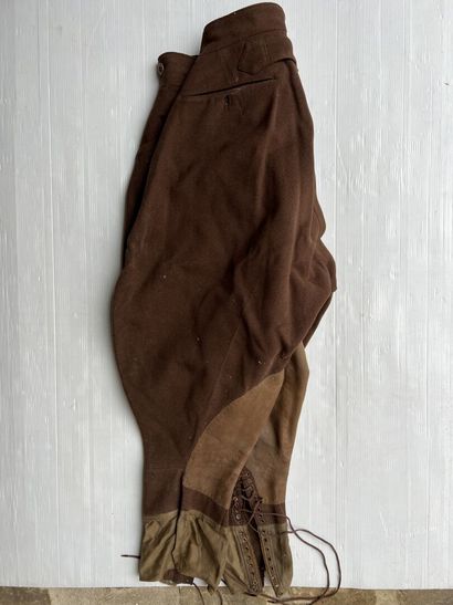 Frac, Second Empire, brown wool suit with...