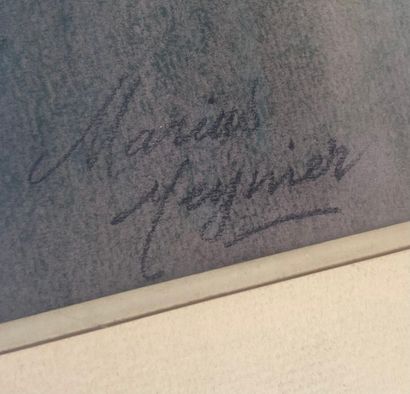 Marius MEYNIER, circa 1910
Lot of four pastels...