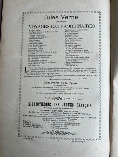 Jules Verne - Extraordinary Voyages
Aventures...