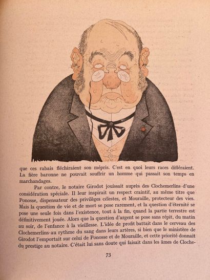 Gabriel CHEVALLIER, Clochemerle, Illustration...