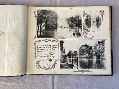 Souvenir des inondations, Paris et environs,...