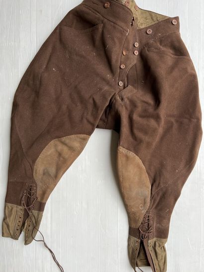 Frac, Second Empire, brown wool suit with...