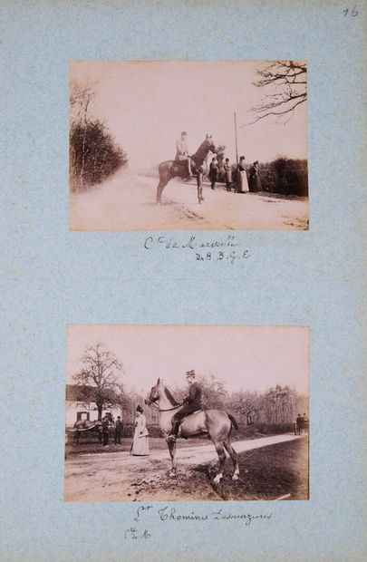 [Vénerie]. [Photographie]. Ensemble de deux...