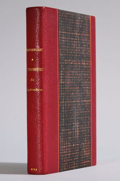 MONTHERLANT (Henry de). L'équinoxe de septembre....