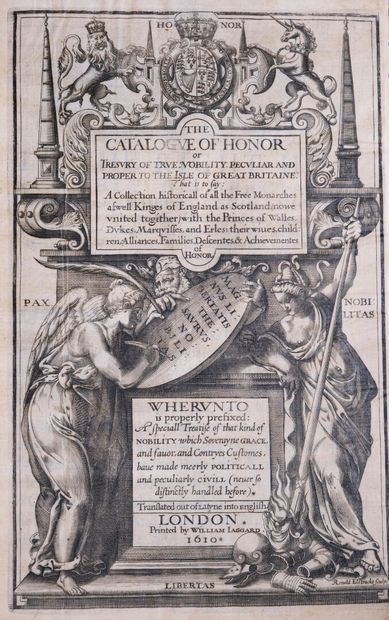 [MILLES (Thomas)]. The Catalogue of honor,...