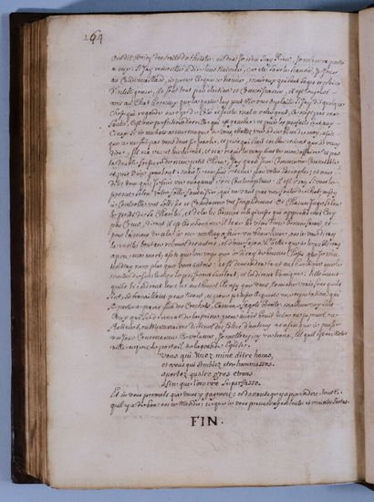 [Manuscrit]. [BEROALDE DE VERVILLE (François)]...