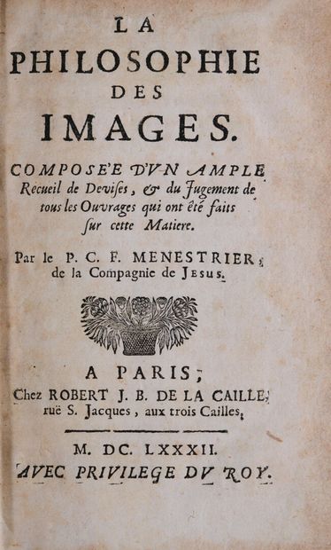 MÉNESTRIER (Claude-François). La philosophie...