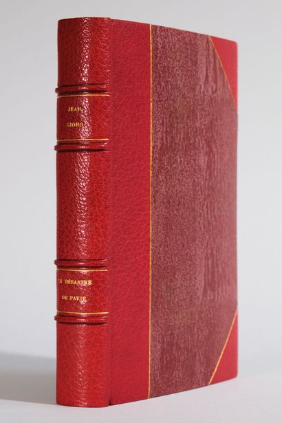 GIONO (Jean). Le désastre de Pavie, Gallimard,...