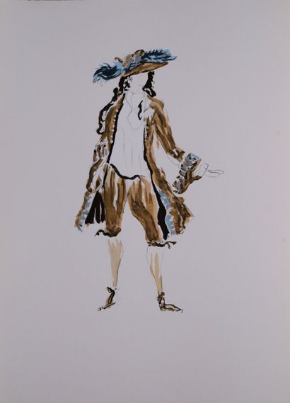 BRAQUE. MOLIÈRE. Les fâcheux. [Paris, Gonon],...