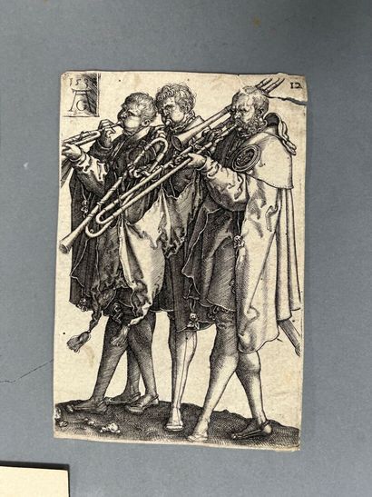 Heinrich Aldegrever
A couple in profile to...
