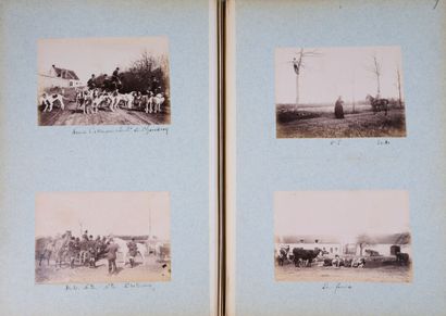 [Vénerie]. [Photographie]. Ensemble de deux...