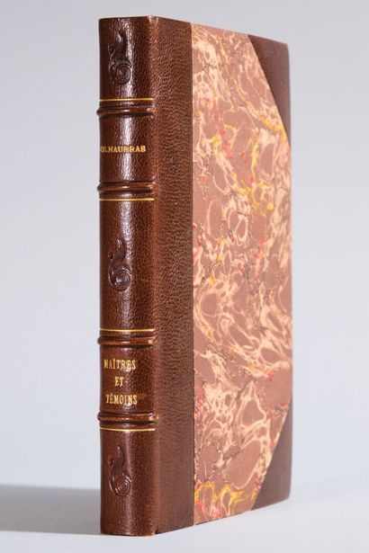 MAURRAS (Charles). Maîtres et témoins. Paris,...